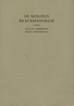 De Moribus Brachmanorum, Sancto Ambrosio